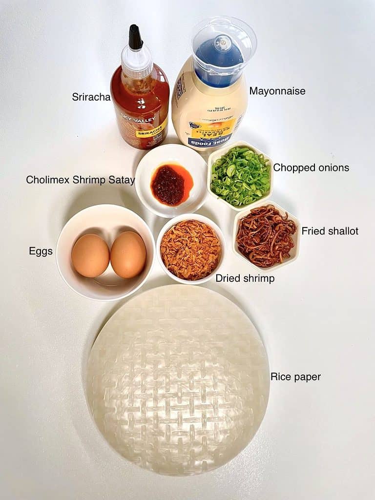 Vietnamese pizza ingredients