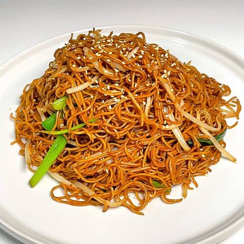 soy sauce pan fried noodles
