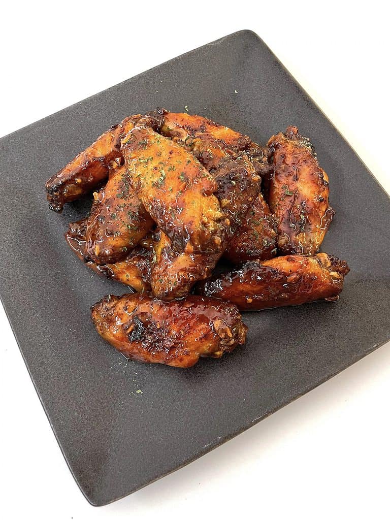 Honey garlic chicken wings
