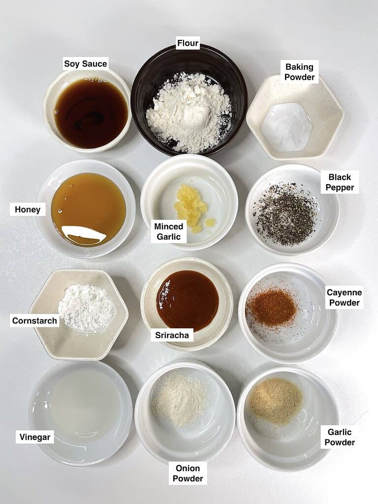 Popcorn chicken ingredients