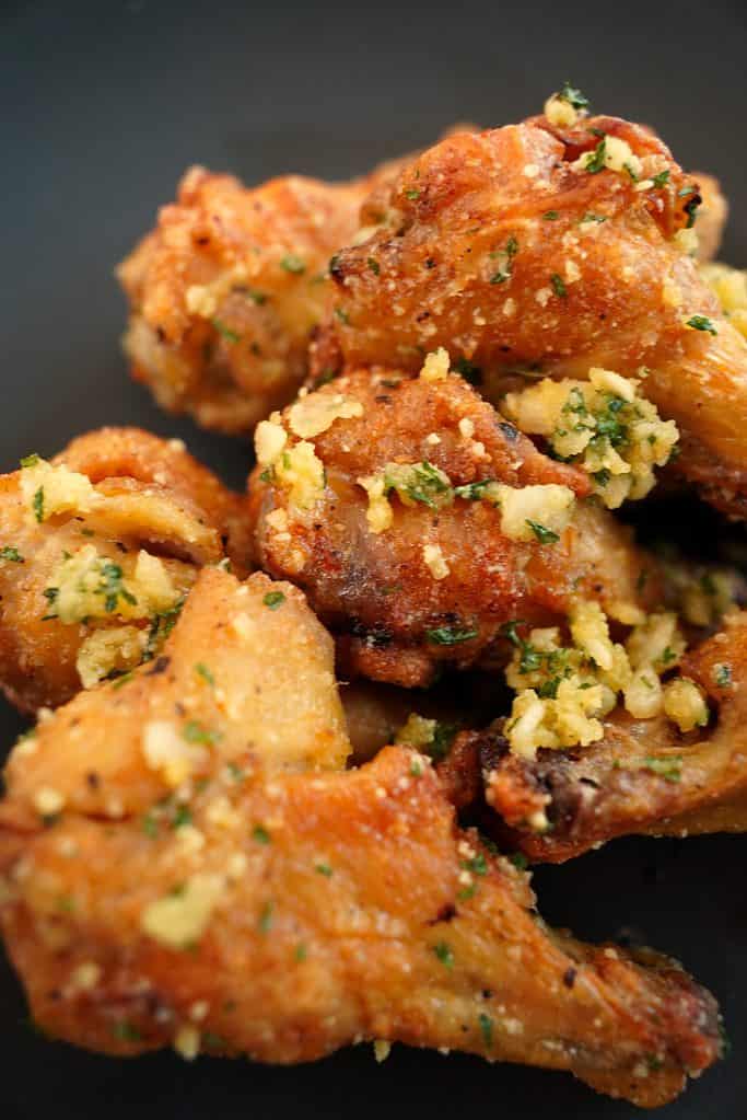 garlic parmesan chicken wings