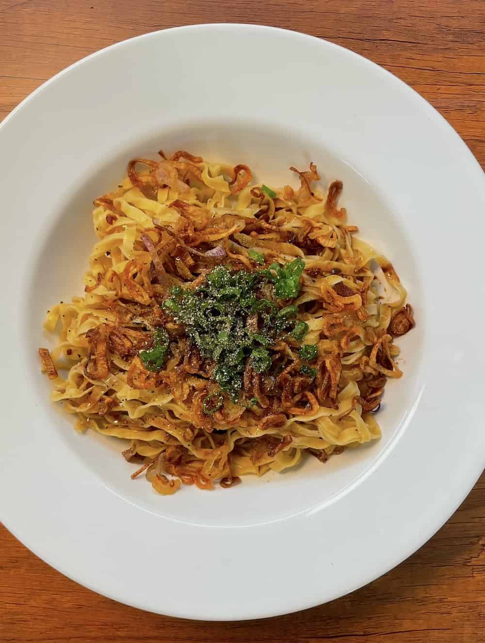 Shallot oil noodles