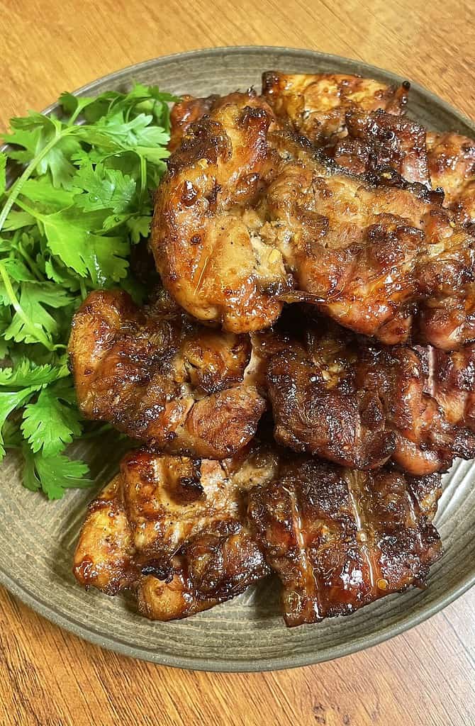 Baked Five Spice Chicken Thighs