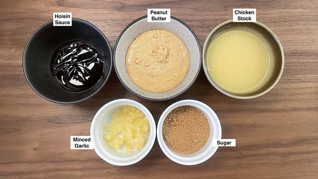 peanut butter sauce ingredients