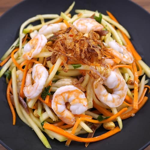 Vietnamese mango salad