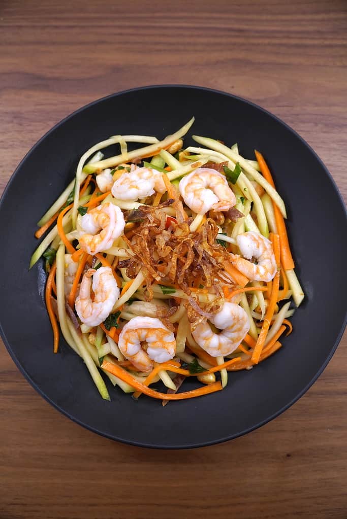 Vietnamese mango salad