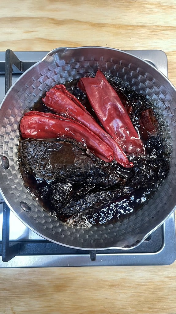 Boil chilies