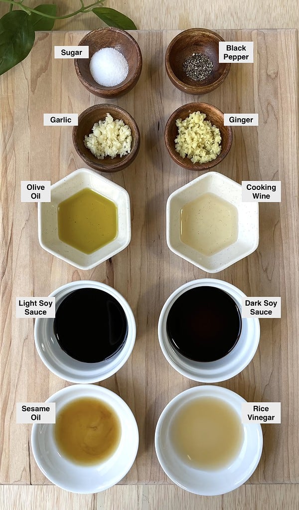 Shrimp Yakisoba Ingredients