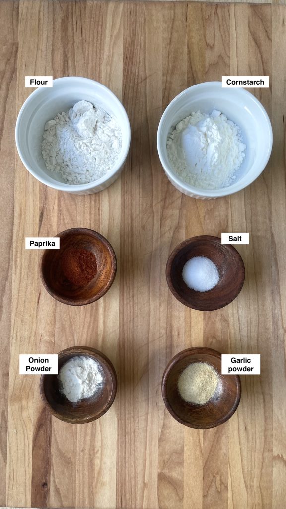 Chicken batter ingredients