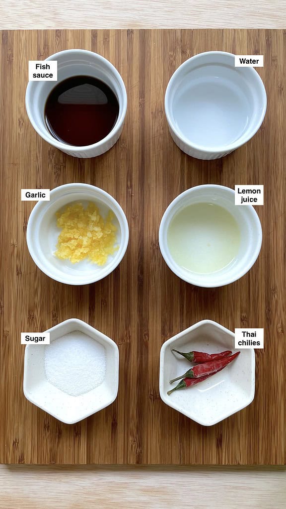 Vietnamese Beef Salad Ingredients