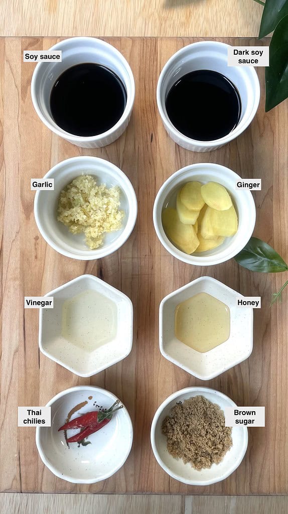 Chinese pork riblets Ingredients