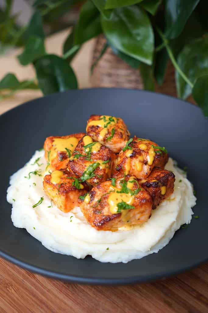 Air Fryer Salmon Bites