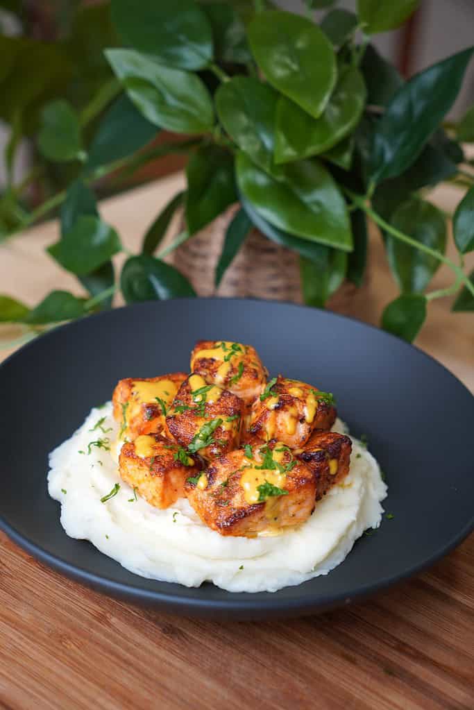 Air Fryer Salmon Bites