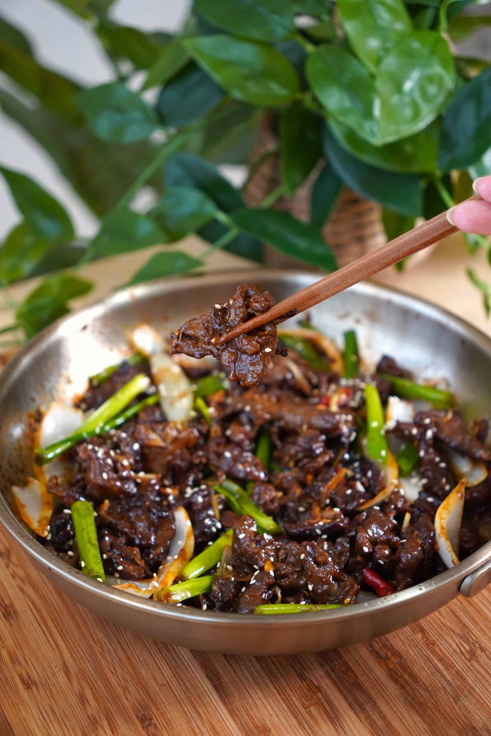 Beef and Onion Stir Fry