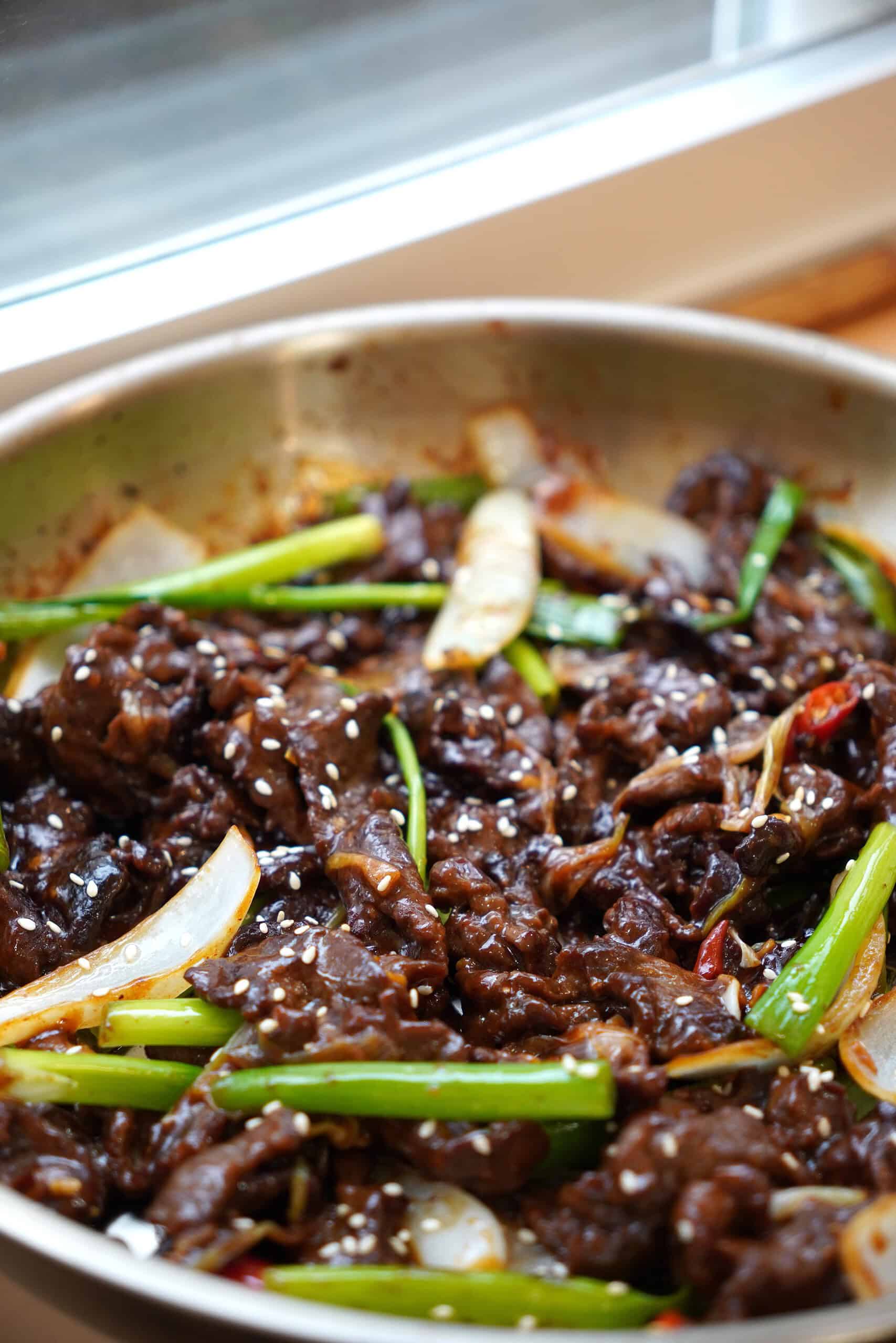 Beef and Onion Stir Fry