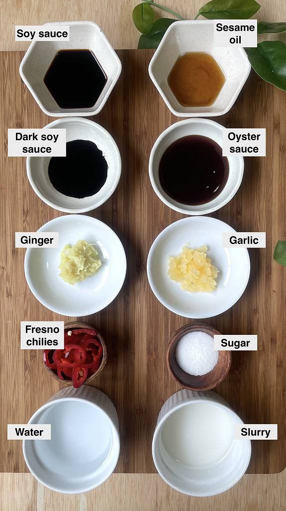 Mongolian Chicken Ingredients