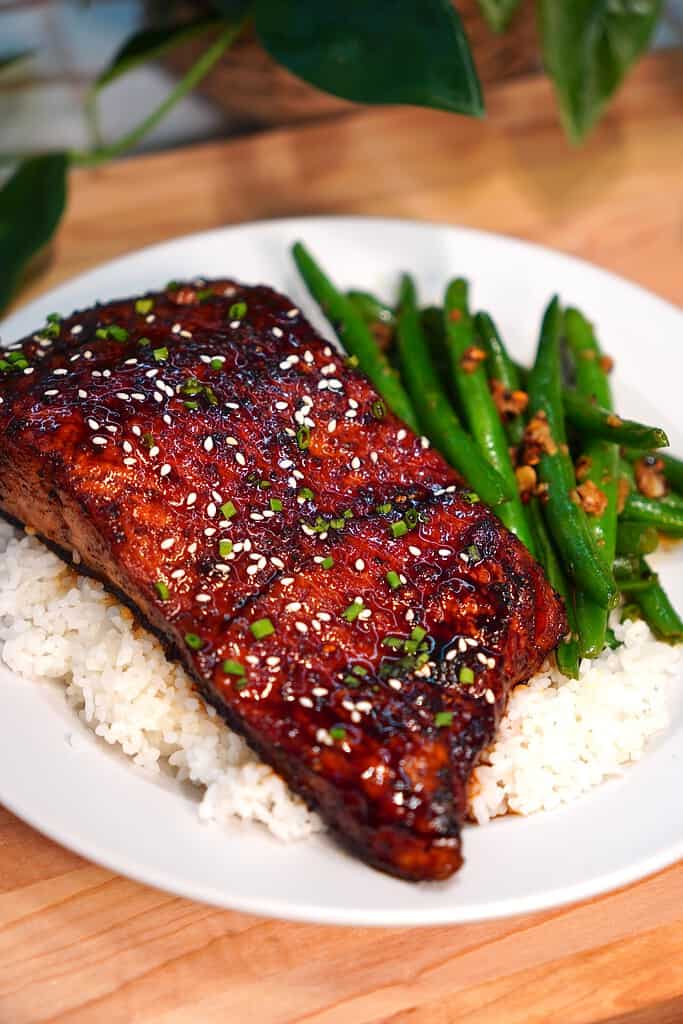 Soy Honey Glazed Salmon