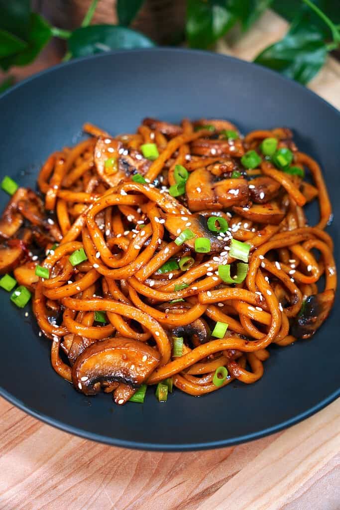Chili Oil Udon Noodles