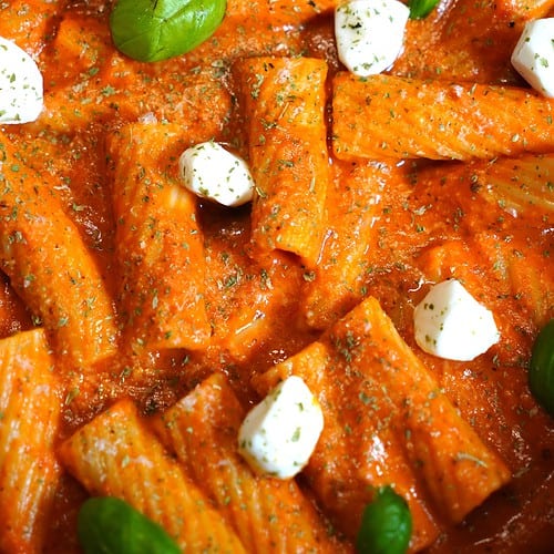 Creamy Rigatoni Pasta