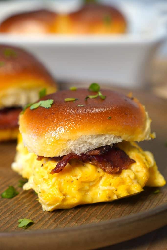 Cheesy Breakfast Sliders