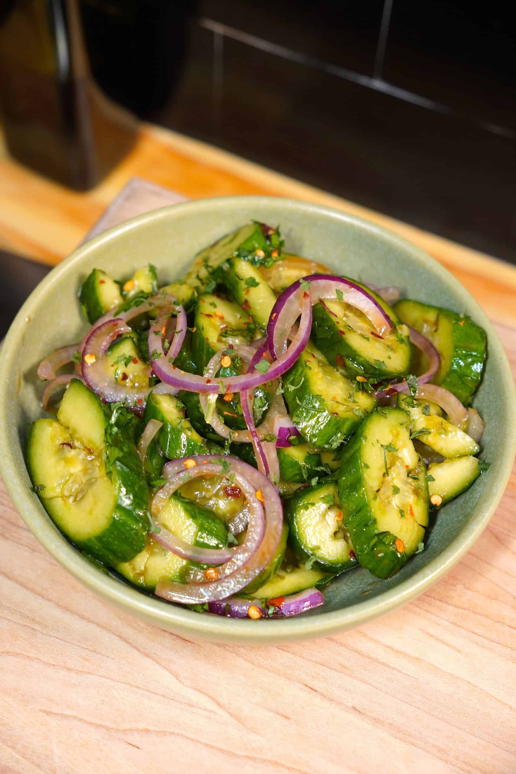 Crushed Cucumber Salad