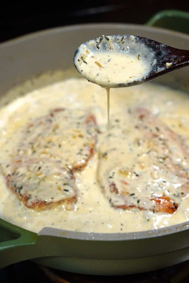 White Cream Sauce For Chicken