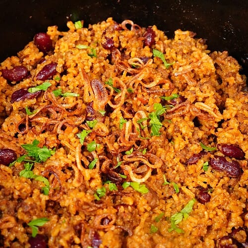 One Pot Chili and Rice