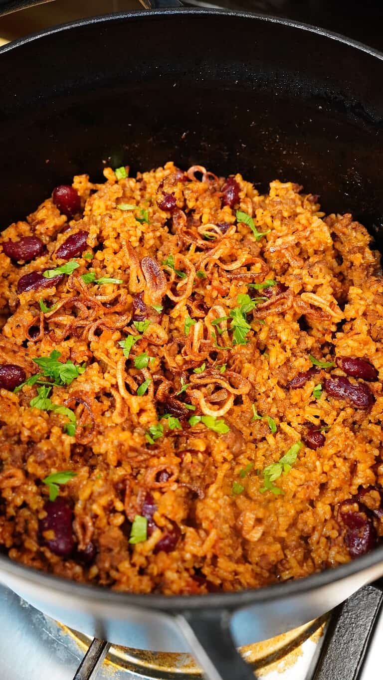 One Pot Chili and Rice