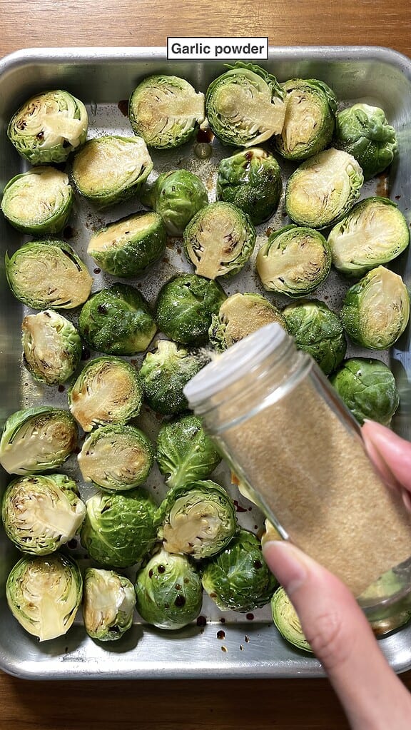 Brussels Sprouts Garlic Powder