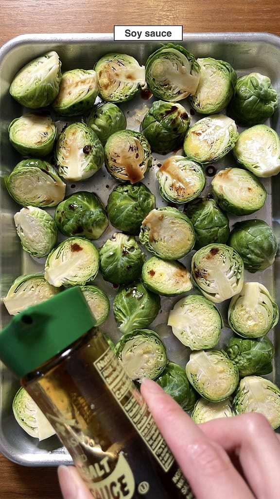 Brussels Sprouts Soy Sauce