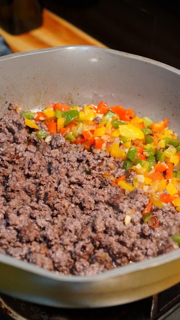 Couscous Beef Stuffed Peppers