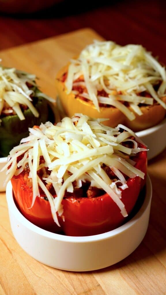 Couscous Beef Stuffed Peppers