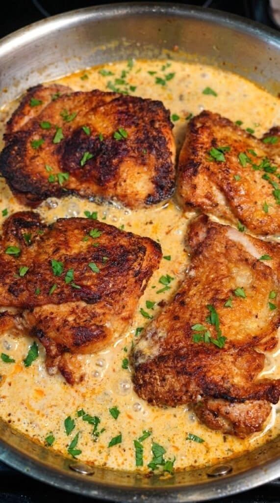 Caramelized Onion Mushroom Chicken