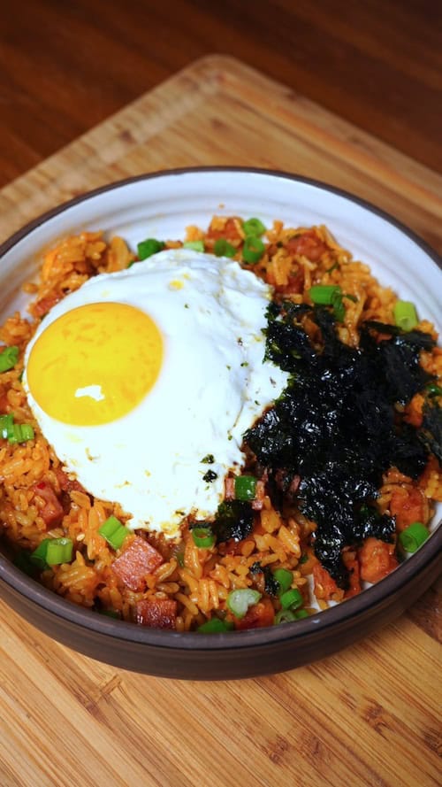 Kimchi Spam Fried Rice