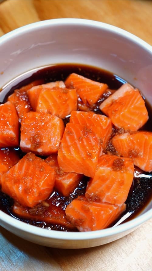 Salmon in Teriyaki Sauce