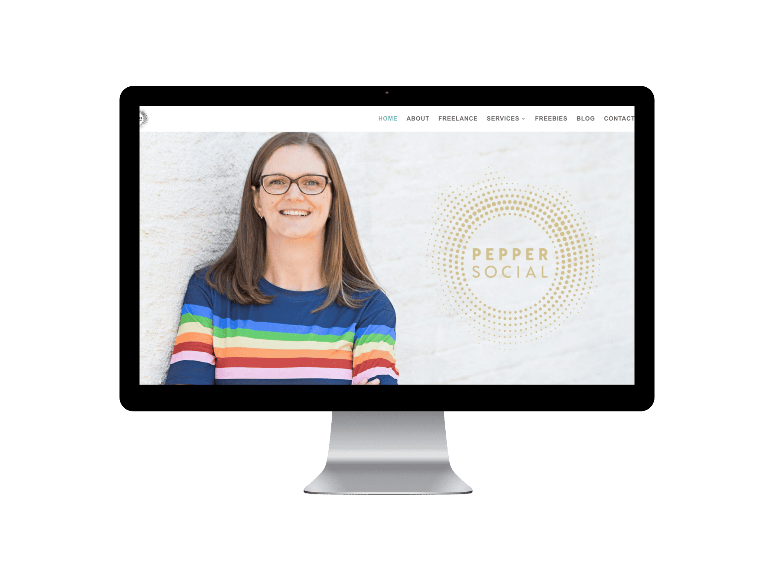Small Business Website Design for a social media manager by Wildcurrant