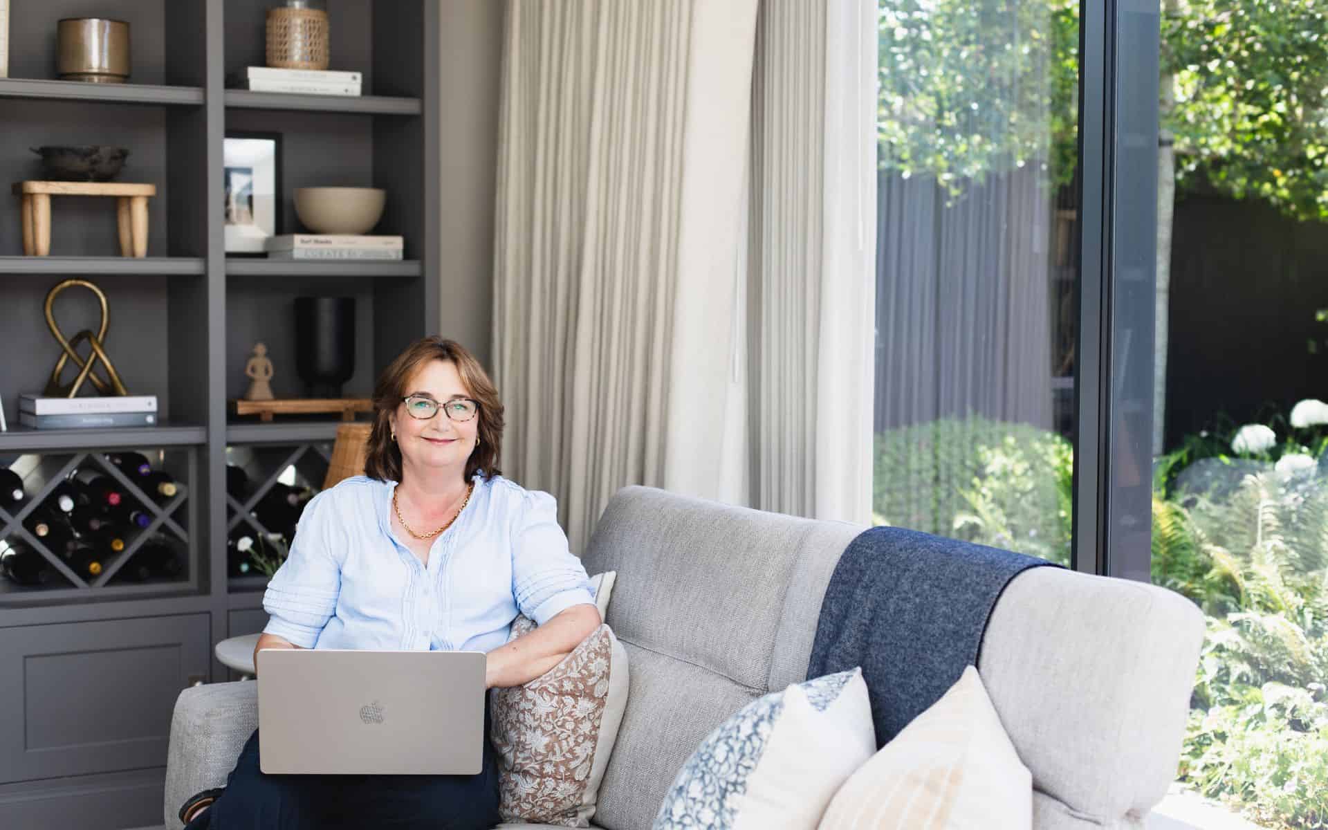 Bright, modern living space featuring stylish decor and natural light.