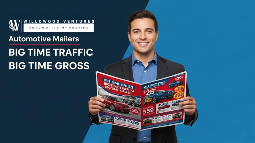 Automotive Mailers by Willowood Ventures auto ad agency