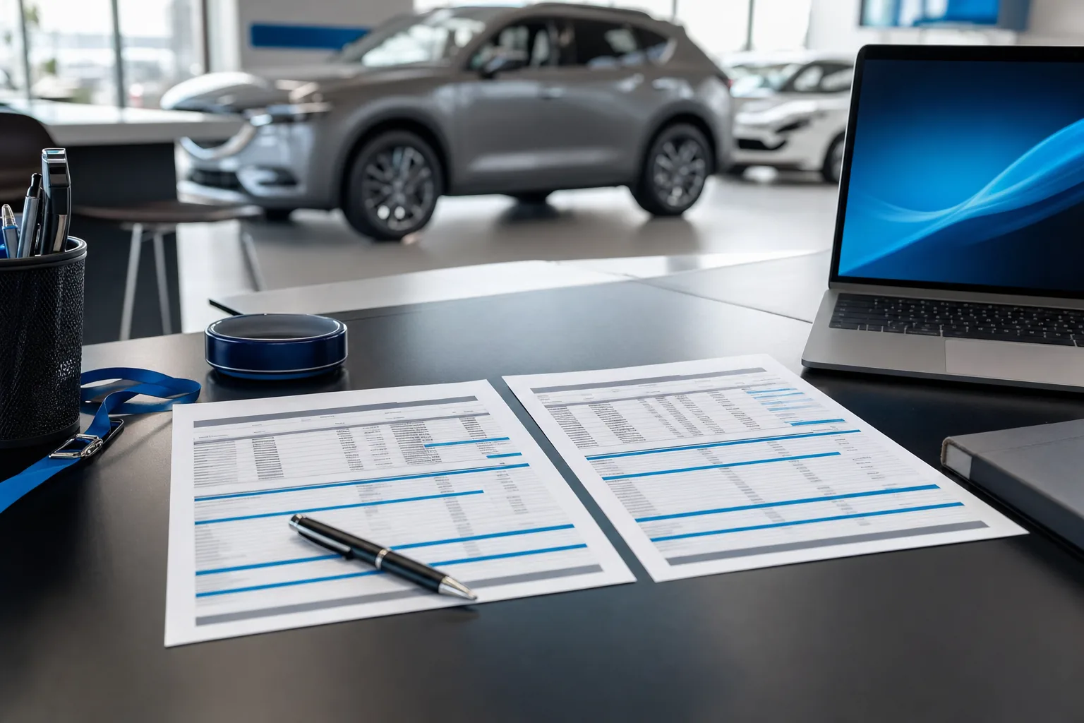 Car dealership advertising illustration for a facebook sales event matchback review