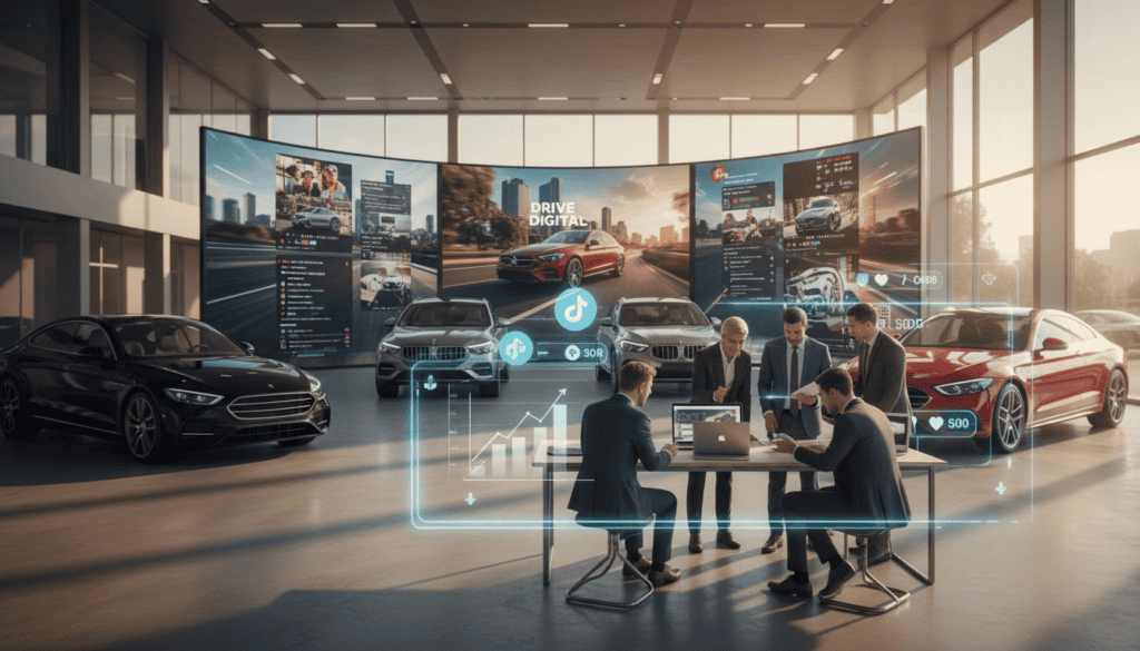 social media and video content for car dealership visibility