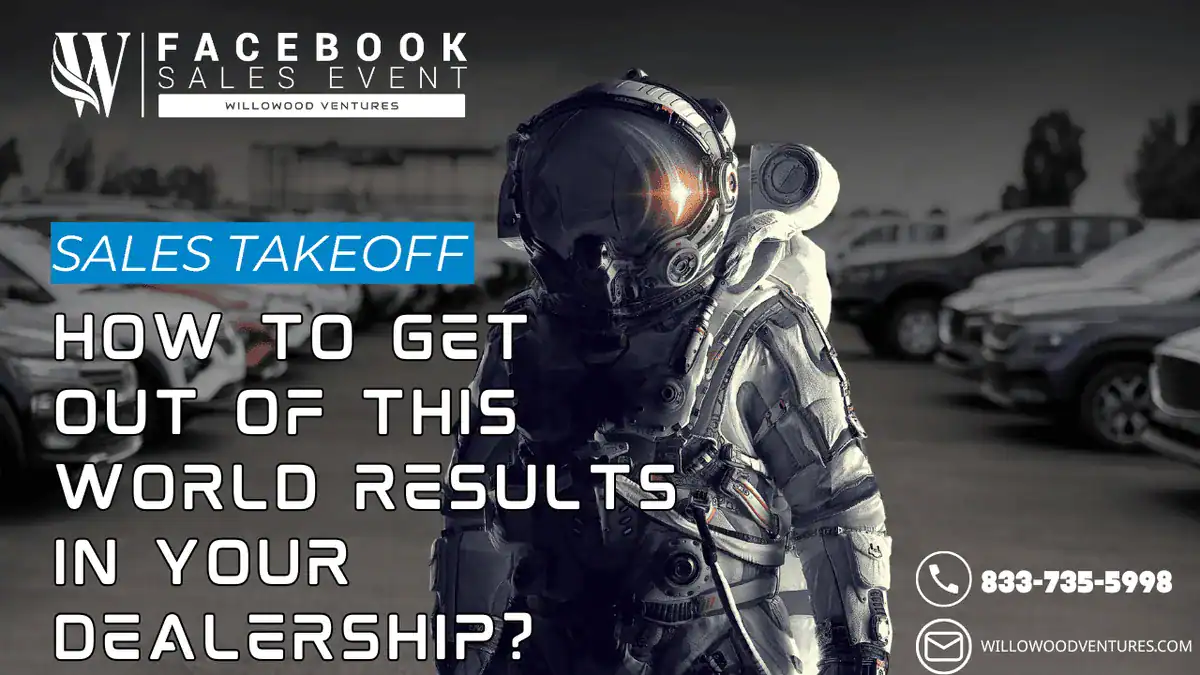 High-tech astronaut in a parking lot used for automotive marketing and sales strategies.