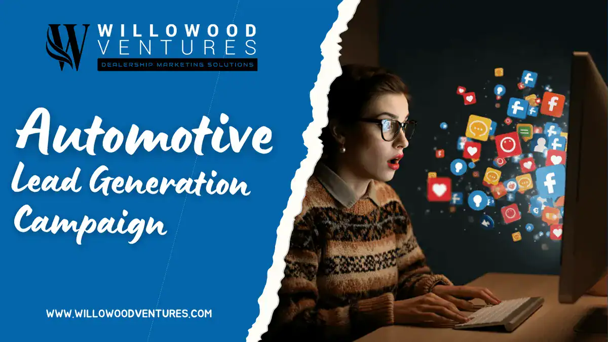 Social media engagement with automotive digital marketing campaigns at Willowood Ventures.