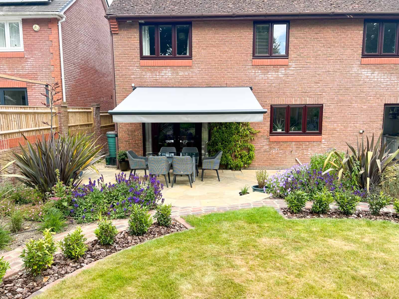 weinor awning with Somfy motorisation in Stockbridge Hampshire