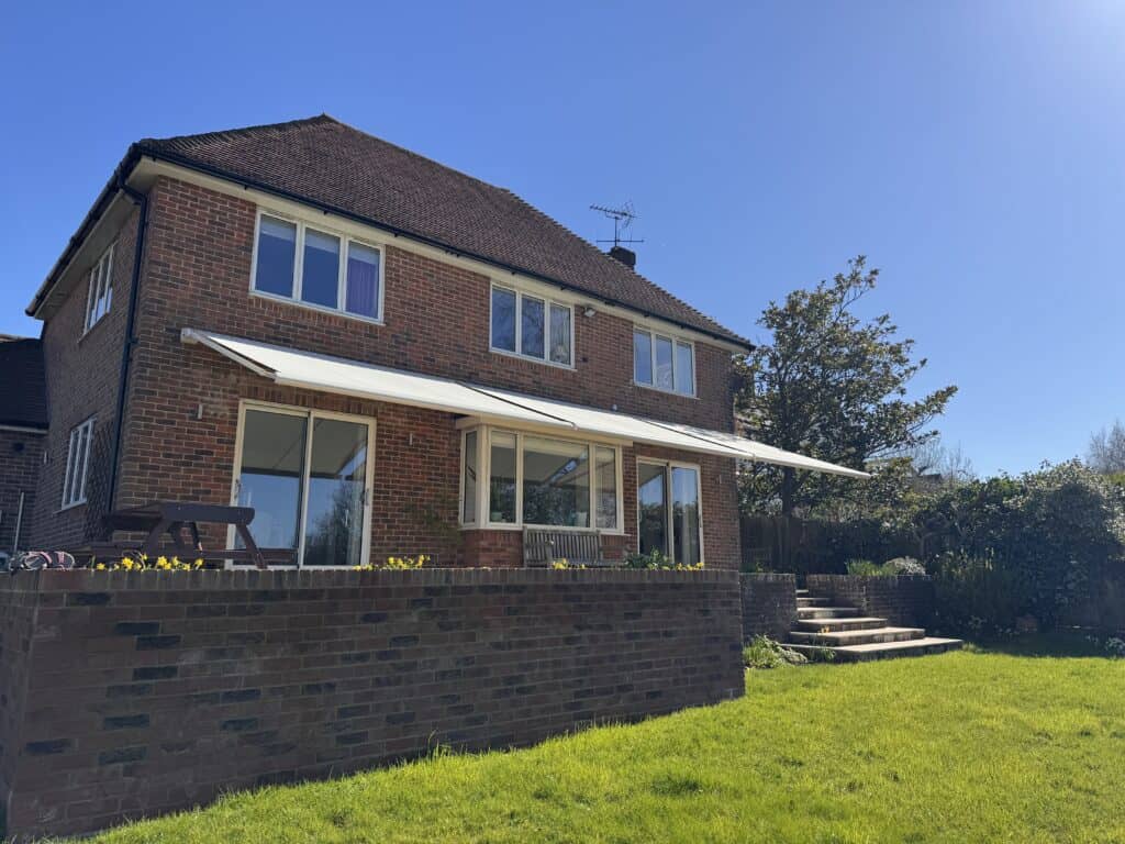 Weinor motorised awning in Alresford Hampshire