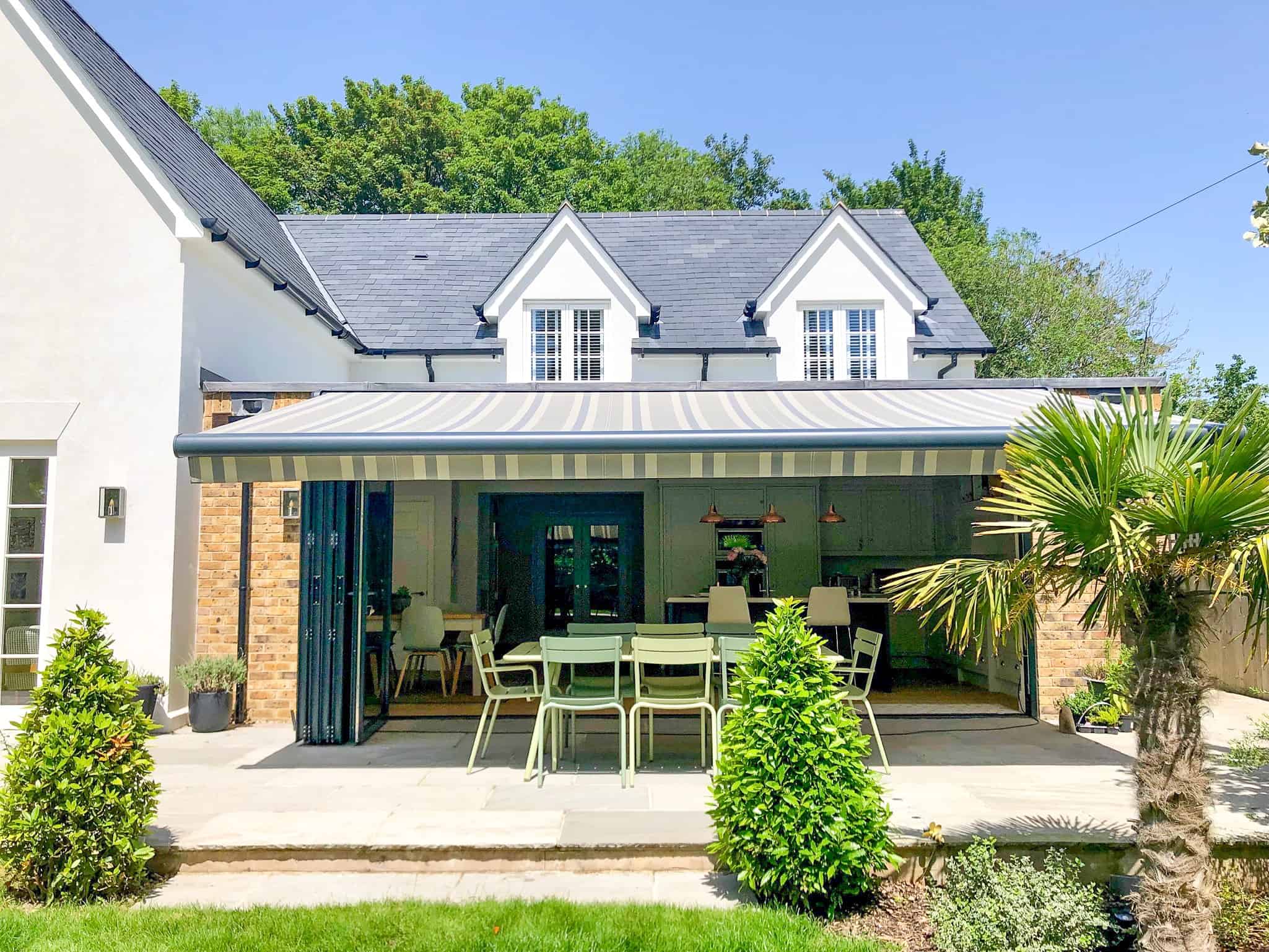 Image of a Weinor garden awning in Longparish Hampshire