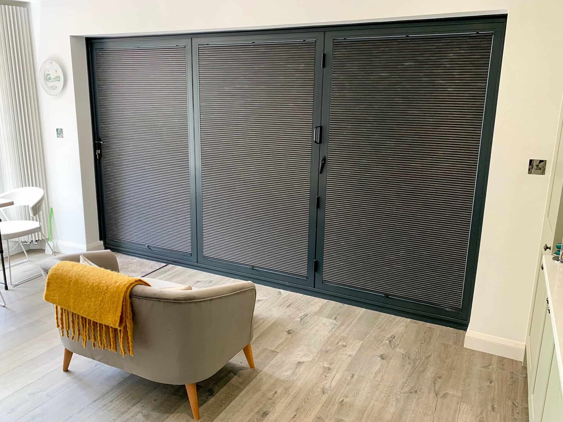 blackout bifold door blinds