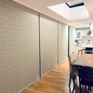 motorised roller blinds to bifold doors in Winchester hampshire