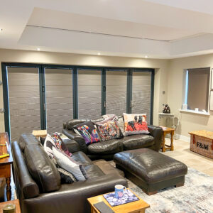 motorised zip roller roof lantern blind in Stockbridge Hampshire
