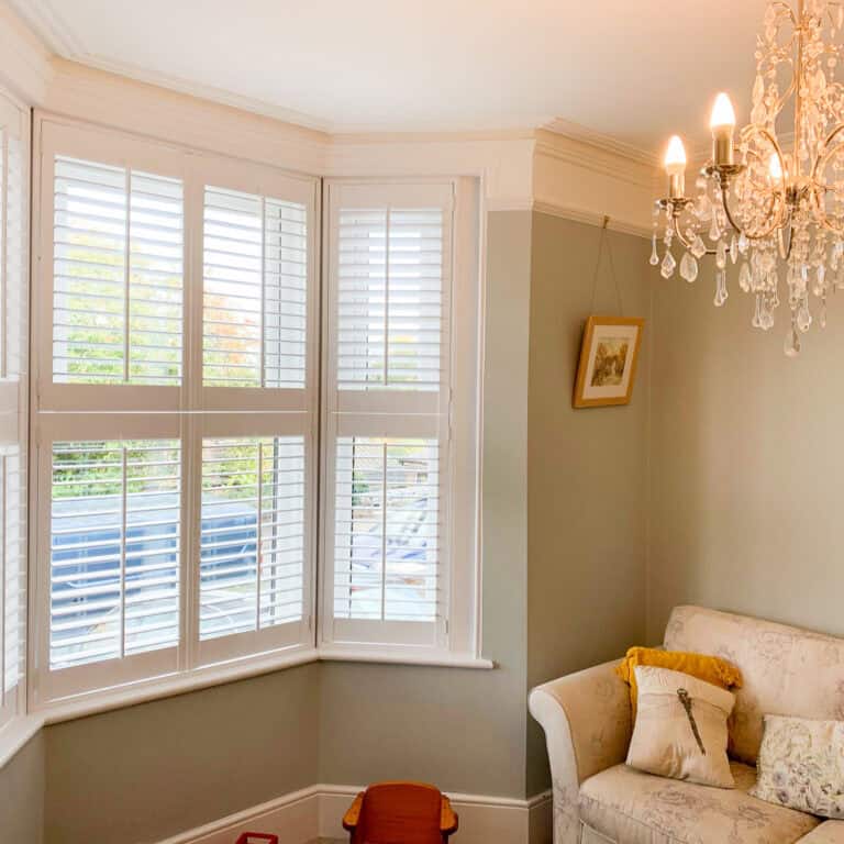 living room tier on tier shutters