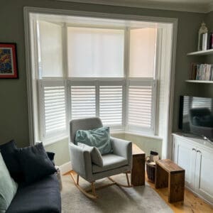 living room cafe shutters Winchester Hampshire